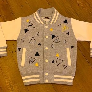 ⭐️Shape of Things boys varsity bomber jacket NWT 4